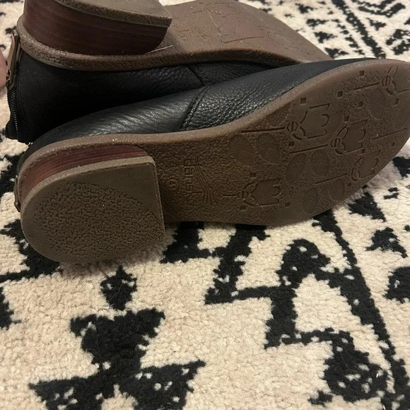 Dansko Textured Black Ankle Booties - Picture 4 of 6